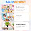 PolishWiz Magnetic Dress-Up Puzzle Book for Kids, Creative Magnetic Face & Outfit Game, Educational Travel Toy for Toddlers 3-6 (Expression Changing Show) view 3