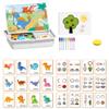 PolishWiz Magnetic Dress-Up Puzzle Book for Kids, Creative Magnetic Face & Outfit Game, Educational Travel Toy for Toddlers 3-6 (Children's Zoo) view 1