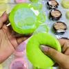 4 Pack Sticky Squishy Toys, Slow Rising Squishy Realistic Bread Shaped Fidget for Adult Anxiety Relief - Office Desk Accessory for Focus and Relaxation (Round) view 2