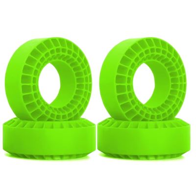 Compatible with TRX4 for Axial for SCX10 Pro for Capra TF2 GEN8 for MST 1/10 RC Crawler Car 1.9in Silicone Rubber Tire Wheels Insert Foam RC Accessories