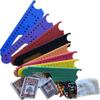 2-8 Player 3D Printed Pegs and Jokers Board Game Set, 8 Colors, Complete with Cards and Storage Bag view 1