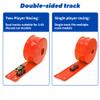 15 Ft Flexible Race Car Track for Kids, Double-Sided Racetrack with Suction Cups, Race Car Ramp Track & Compatible 1:64 Diecast Cars,Portable Roll Up Track Toy,Gift for Boys Girls Ages 3-5 5-7 view 3