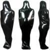 Chest Entry Latex Sleeping Bag Chest Zipper Tight Body Bag Rubber Sleep Sack Open Nose Holes Handmade(Pink,X-Small) view 1
