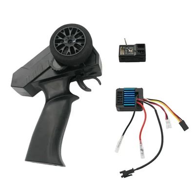 2CH 2.4G Transmitter Remote Control Receiver 50A ESC Compatible with RC Car Models MN111 MN MN99S MN78 MN86 MN128 C14 C24 C54 B14 B16 B36(1 Set)