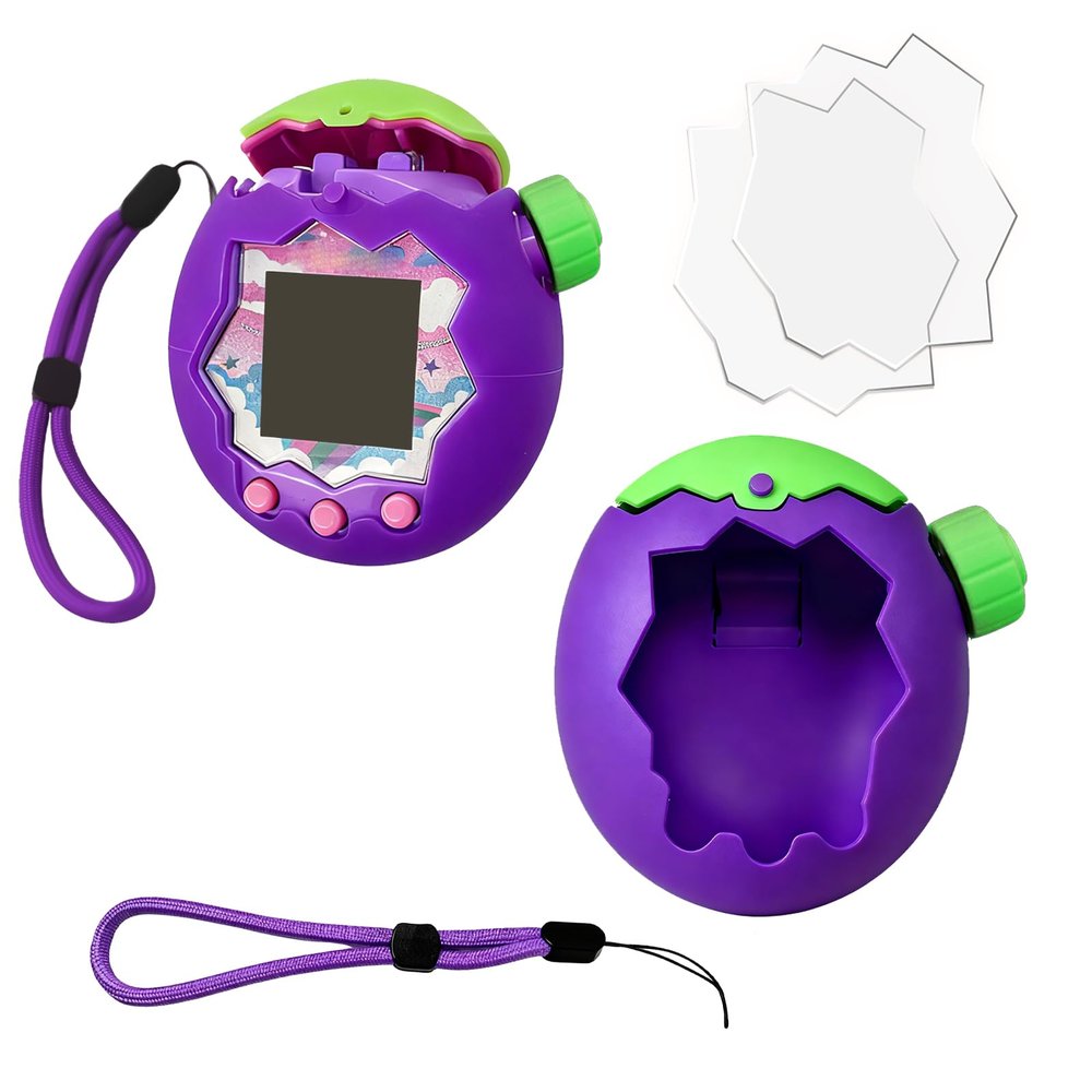 Silicone Cover for Tamagotchi Paradise, Case for Tamagotchi Paradise, Silicones Protective Slim Case with Lanyard Screen Protector Cover for Tamagotchis ParadiseChristmas Gifts for Boys or Girls