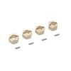 4pcs Brass 7mm Wheel Hex Hub Adapter 1 24 1 18 Compatible with RC Car Models FCX18 EAZYRC RocHobby FJ view 1
