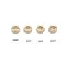 4pcs Brass 7mm Wheel Hex Hub Adapter 1 24 1 18 Compatible with RC Car Models FCX18 EAZYRC RocHobby FJ view 2