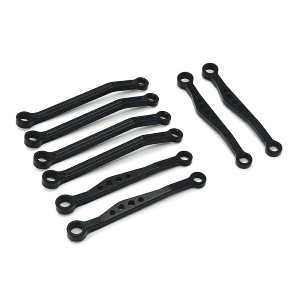 C64 C64-1 Metal Chassis Link Rod Pull Rod Set 1 16 RC Car Replacement Parts Accessories Compatible with RC Car Models C64 C64-1 (Black)