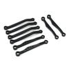 C64 C64-1 Metal Chassis Link Rod Pull Rod Set 1 16 RC Car Replacement Parts Accessories Compatible with RC Car Models C64 C64-1 (Black) view 1