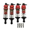 4Pcs Metal Oil Shock Absorber 1 16 Scale Compatible With RC Car Models SG1603 SG1604 SG1605 SG1606 UD1601 UD1602 UD1603 UD1604 view 1