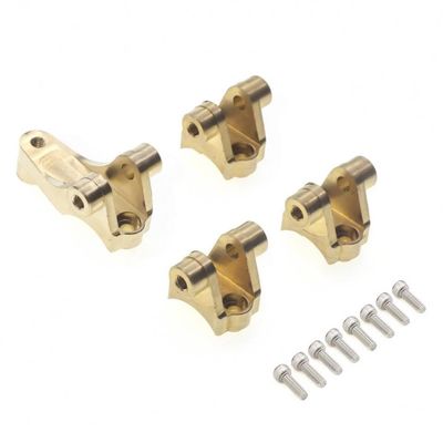 4pcs Brass Front and Rear Axle Mount Set Suspension Links Stand Holder 8227 Compatible with RC Car Parts 1 10 Scale Models for Part Number 8227