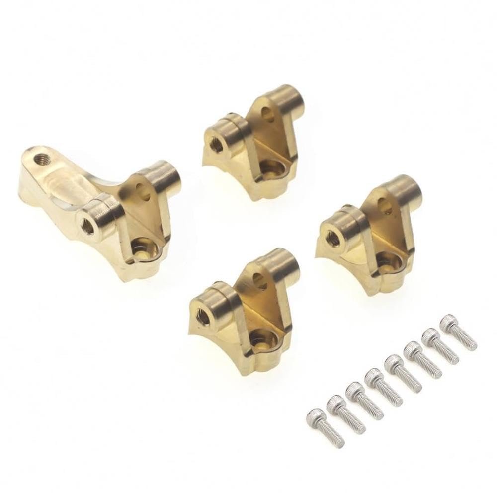 4pcs Brass Front and Rear Axle Mount Set Suspension Links Stand Holder 8227 Compatible with RC Car Parts 1 10 Scale Models for Part Number 8227