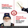 Morph Wizard Costume Kids, Boys Wizard Costume, Toddler Sorcerer Costumes, Boys Halloween Costume, S (4-6Y) view 3