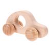 BRIGHTFUFU Wooden Car Smooth Hand Grip Push for Newborns Educational Beech Wood with Movable Wheels and Teething Relief view 1
