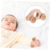 BRIGHTFUFU Wooden Car Smooth Hand Grip Push for Newborns Educational Beech Wood with Movable Wheels and Teething Relief view 2