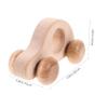 CIMAXIC Wooden Push Car Grasping Educational with Smooth Rounded Edges Lightweight and Safe for Newborns and Easy Grip Handheld for Early Development view 4