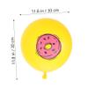 COOLHIYA 32Pcs Donut Latex Balloons Cartoon Donut Party Decorations for Birthday Shower and Sweet One Celebration Self-seal Balloons for Festive Fun view 2