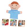 FELTECHELECTR Family Hand Puppet for Soft Realistic Storytelling for Creative Role Play and Emotional Expression Comfortable Educational Puppet for Bedtime Stories and Imaginative Play view 4