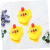 BRIGHTFUFU 3PC Wind-up Jumping Chick for Clockwork Animal Funny Hopping Novelty Gifts for S Birthday Festival Play Random Color view 4