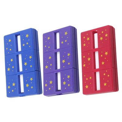 COOLHIYA 3 Sets Cut Restore Stick Trick for Close-up Prank Props Easy to Use Performance Gimmicks Portable Gift for Beginners (3pcs, 3 Colors)