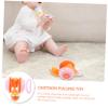 LALADEFIEE Cartoon Snail Pull for Lightweight Abs PP Material Traction Safe String Pull Walker for Easy Grip Encourages Walking and Interaction Random Color view 3