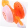 LALADEFIEE Cartoon Snail Pull for Lightweight Abs PP Material Traction Safe String Pull Walker for Easy Grip Encourages Walking and Interaction Random Color view 4