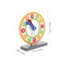 HAKIDZEL Wooden Educational Clock Model for Bright Learning Cognitive Teaching Clock for Early Math Skills Interactive Telling Plaything for Kindergarten and Family Use view 4