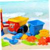 BCOATH Beach Sand with Portable Excavating Tools Mini Four-Wheel Cart and Lightweight Outdoor Play Kit for Creative Sand Games view 3