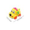FELTECHELECTR 3 Pcs Cartoon Dog Wind up Car Toys for Boy Girl, Plastic view 2