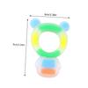 CONGARTENO Blue Silicone Molar Rod Teether Self-Soothing Chewing Aid Safe for Development view 2
