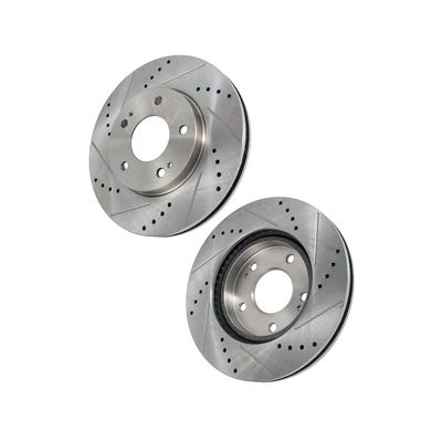 Compatible with Front Disc Rotors Coupe For Mitsubishi For Galant For Lancer For Chrysler For Sebring PrCars58124