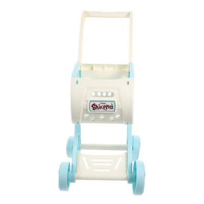 BRIGHTFUFU Shopping Cart for Wheels Easy Grip Handle Pretend Play Grocery Trolley for Boys Role Playing and Imaginative Storytelling