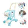 BRIGHTFUFU Shopping Cart for Wheels Easy Grip Handle Pretend Play Grocery Trolley for Boys Role Playing and Imaginative Storytelling view 3