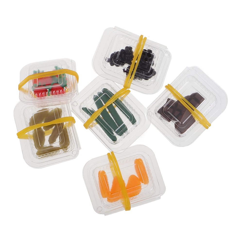 BCOATH 35PCS Miniature Food Set Pretend Play Grocery Store Accessories with Realistic Boxed Fruits and Snacks for Creative Role Playing
