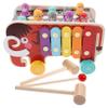 ORFOFE Wooden Pounding for Educational Hammering Plaything for Hand-Eye Coordination Cognitive Development and Early Learning Impact-Resistant Material Suitable view 1
