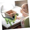 KONTONTY Realistic Vinyl Dinosaur Figurine Jumbo Simulation Animal Model Cotton-Filled Dinosaur Cognitive Learning Decoration view 4