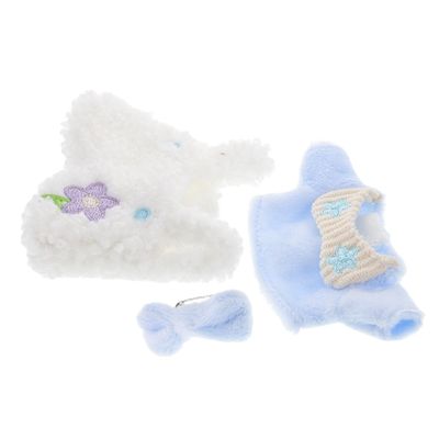 HAKIDZEL Cute Plush Doll Clothes with Funny Dog Sweater and Animal Cloth Interchangeable Doll Outfit for Cat Soft Pajamas for Stuffed Animals for Collectors