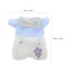 HAKIDZEL Cute Plush Doll Clothes with Funny Dog Sweater and Animal Cloth Interchangeable Doll Outfit for Cat Soft Pajamas for Stuffed Animals for Collectors view 2