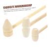 KONTONTY 15pcs Mini Wooden Hammers Mallets Educational for Hand-Eye Coordination and Gripping Skill Development Safe Ergonomic Design for Boys view 3