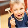 KONTONTY 15pcs Mini Wooden Hammers Mallets Educational for Hand-Eye Coordination and Gripping Skill Development Safe Ergonomic Design for Boys view 4