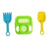 BCOATH 6pcs Beach Set Plastic Sand Castle Kit with Shovel and Bucket in Safe Backyard and Beach Sand Random Color view 3