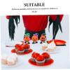 Gogogmee 6PCS Halloween Wind-up Pumpkin Bulk for Party Favors Small Abs Clockwork Figurines with Walking Motion Safe Halloween Accessories for Goody Bags and Prizes view 3