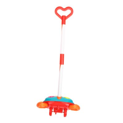 KOMBIUDA Portable Lightweight Crab-Shaped Push Walker for Learning to Walk Bright Colors Educational Push Pull Walking for Boys Stimulating Color Recognition and Motor Skills Development
