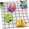 HAKIDZEL 3 Pcs Creative Cartoon Dog Pattern Wind-up Car for Safe Abs Clockwork with Smooth Edges Easy Handling for Boys Develop Attention and Play Fun Random Color view 4