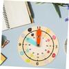 Wooden Clock for Educational Learning Teaching Clock Boy Girl Cognitive Learning Safe Kindergarten Plaything view 4
