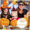 6Pcs Blank Animal Masks DIY Painting Graffiti Wooden Masquerade Photo Props for Birthday Party Cosplay Halloween Craft Activities view 2