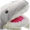 COOLHIYA Shark Hand Puppet for Soft Plush with Movable Mouth Premium PP Cotton Material Comfortable Fit for Adults for Storytelling Role Play Teaching and Interactive Play view 3