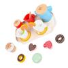 BCOATH Wooden Pretend Dessert Playset for Miniature Afternoon Tea with High Simulation Design Educational and Decorative Pretend Food for Birthday and Creative Play view 1
