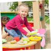 BCOATH 4pcs Beach Set Plastic Sand Shovels Dredging Tools for Sandbox Backyard Outdoor Fun Random Color view 4