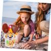 BCOATH Beach Sand with Plastic Shovels Bucket and Animal Molds for Outdoor Play for Beach Park Backyard and Parties view 3